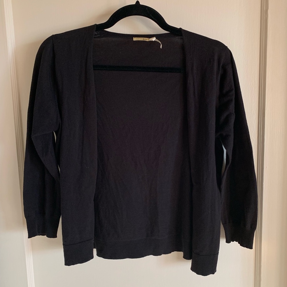 Max Studios Black Light Weight Cardigan